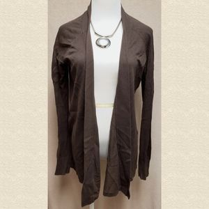 Express Brown Long Sleeve Cardigan